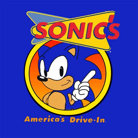 Sonic the Hedgehog fast food mascot